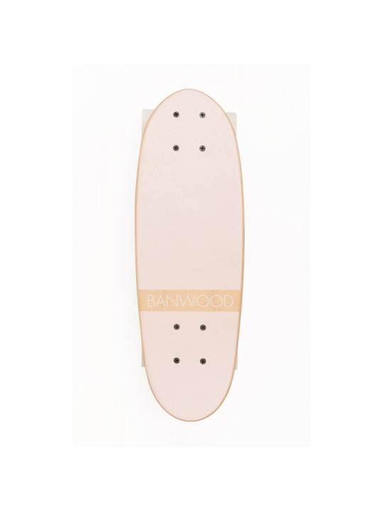 Skateboard for children aged 3 and up, 70s California style pink color - Banwood