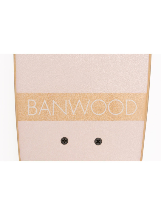 Skateboard per bambini da 3 anni in su colore rosa stile California degli anni 70 - Banwood