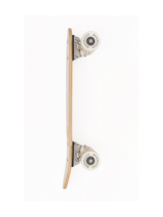 Skateboard per bambini da 3 anni in su colore bianco stile California degli anni 70 - Banwood