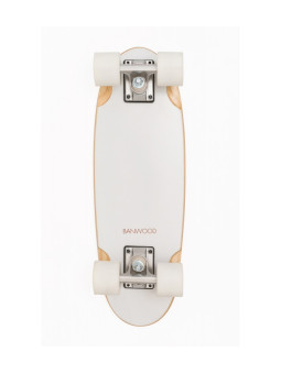 Skateboard per bambini da 3 anni in su colore bianco stile California degli anni 70 - Banwood