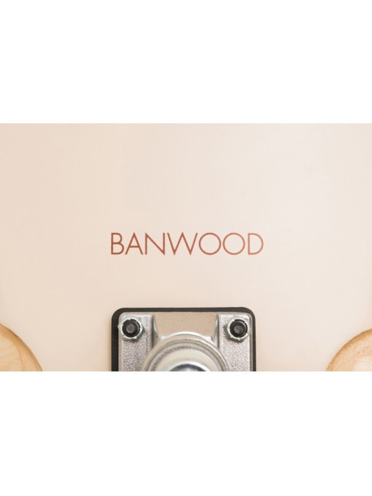 Skateboard per bambini da 3 anni in su colore crema stile California degli anni 70 - Banwood