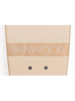 Skateboard for children aged 3 and up, 70s California style cream color - Banwood