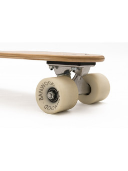 Skateboard for children aged 3 and up, 70s California style cream color - Banwood