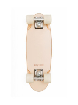 Skateboard for children aged 3 and up, 70s California style cream color - Banwood