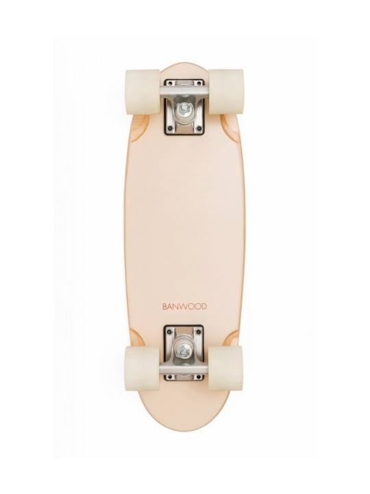 Skateboard per bambini da 3 anni in su colore crema stile California degli anni 70 - Banwood