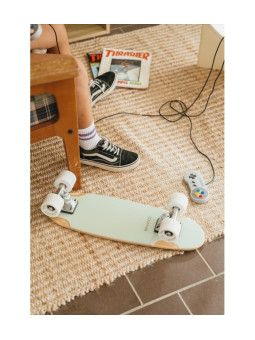 Skateboard per bambini da 3 anni in su colore menta stile California degli anni 70 - Banwood