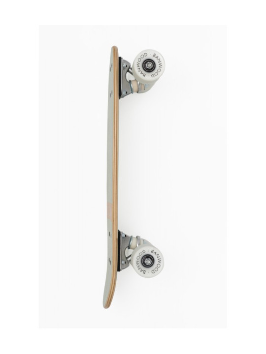 Skateboard for children aged 3 and up, 70s California style white mint - Banwood