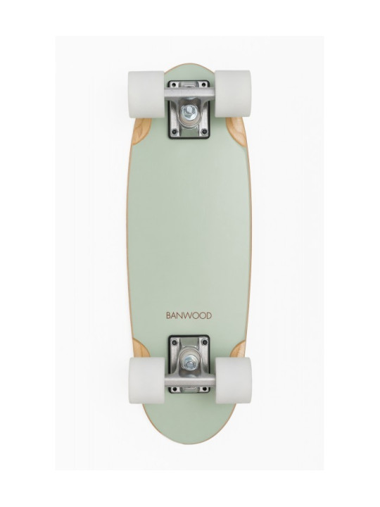 Skateboard per bambini da 3 anni in su colore menta stile California degli anni 70 - Banwood