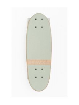 Skateboard for children aged 3 and up, 70s California style white mint - Banwood