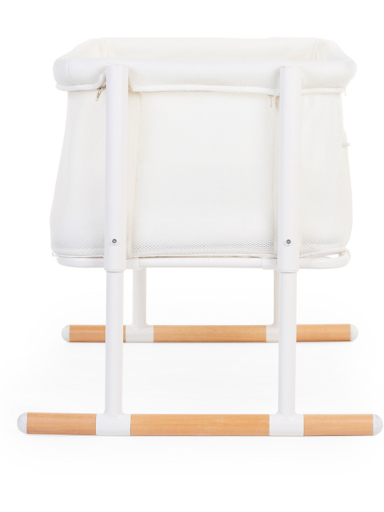 Culla evolutiva Evolux Co-sleeper in legno bianco e naturale per bambini da 0 a 6 mesi