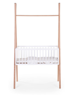 Evolutionary Tipi Cradle with Clothes Hanger 90x50 - Childhome