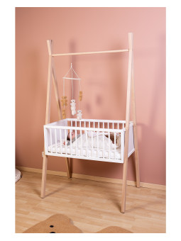 Culla Evolutiva Tipi con Appendiabiti 90x50 - Childhome