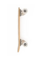 Skateboard for children aged 3 and up, 70s California style natural wood green stripes - Banwood