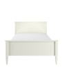 Letto singolo 120x200 per la cameretta dei bambini in legno bianco stile classico collezione Ines by BellAmy