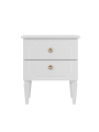 Comodino in legno bianco Royal - BellAmy