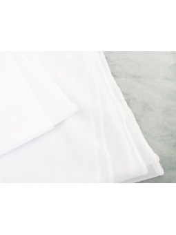 Airy chiffon roof for children’s house bed with side shield - Benlemi