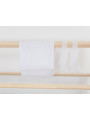Airy chiffon roof for children’s house bed with side shield - Benlemi