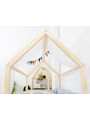 Airy chiffon roof for children’s house bed with side shield - Benlemi