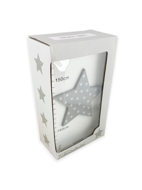 Wooden Growth Meter for Children with Stars