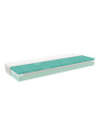 Children's foam mattress COLUMBUS with a fixed center and Biogreen herbal foam - Benlemi
