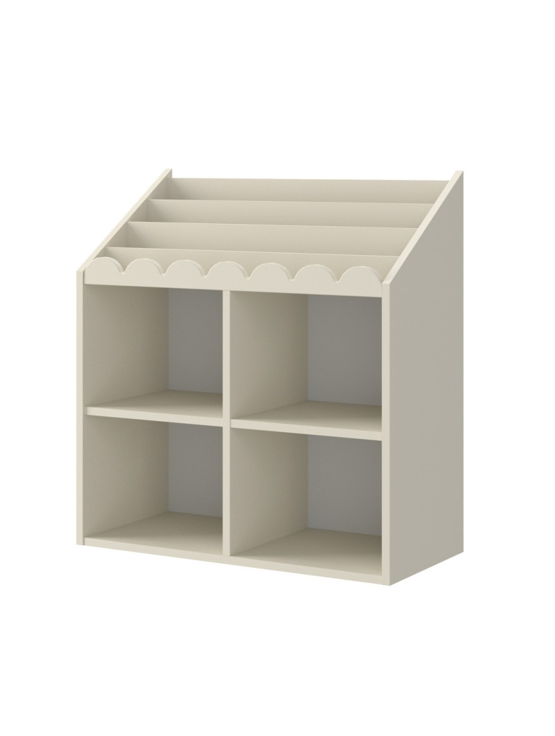 Libreria Montessoriana per Bambini BooK NooK crema - BellAmy