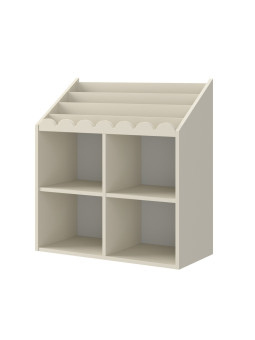 Libreria Montessoriana per Bambini BooK NooK crema - BellAmy