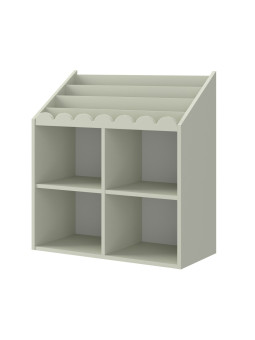 Children's BooK NooK sage green bookcase - BellAmy