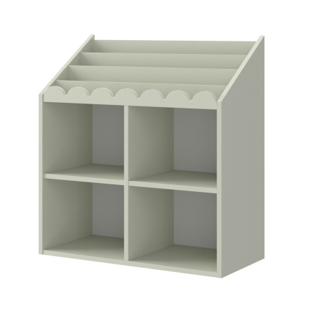 Children's BooK NooK sage green bookcase - BellAmy