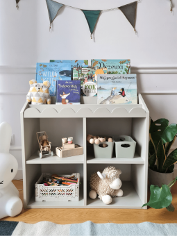 Libreria Montessoriana per Bambini BooK NooK verde salvia - BellAmy