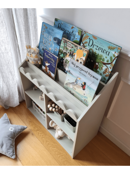 Children's BooK NooK sage green bookcase - BellAmy
