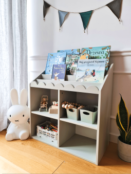 Libreria Montessoriana per Bambini BooK NooK verde salvia - BellAmy