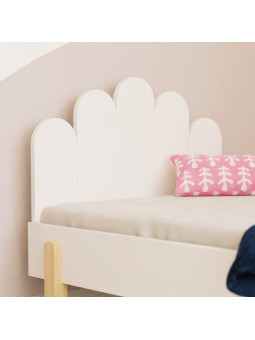 Testiera ad arco in legno per lettino bambini Nova in 10 tonalità di colore by Benlemi