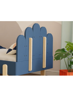 Testiera ad arco in legno per lettino bambini Nova in 10 tonalità di colore by Benlemi