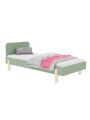 Letto singolo Nova con testiera rettangolare - Benlemi