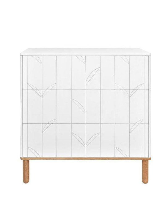 Dresser chest of drawers with changing table for children's bedroom Toteme Botanic with plant decorations BellAmy