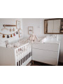Culla in MDF bianco per la cameretta dei Bambini Toteme Botanic con decorazioni vegetali by BellAmy