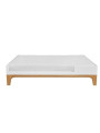Culla 70x120 estendibile a 70x160 + scrivania UP! bianca per bambini - BellAmy