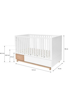 Culla / Lettino 70x140 per Bambini Nomi - BellAmy