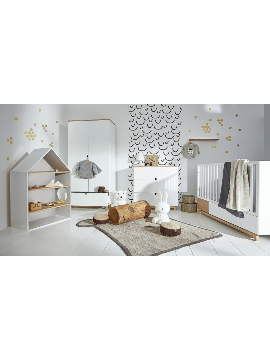 Children's 2-door Wardrobe Nomi - BellAmy