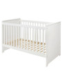 Culla / Lettino 70x140 per camerette di bambini e neonati in legno bianco stile classico mod. Marylou by Bellamy