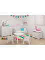 Culla / Lettino 70x140 per camerette di bambini e neonati in legno bianco stile classico mod. Marylou by Bellamy