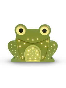 Lampada Notturna in Legno per Bambini Rana - Peekaboo
