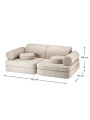 Divano per Bambini in Tessuto Teddy - Wigiwama