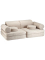 Kids Settee in teddy fabric - Wigiwama