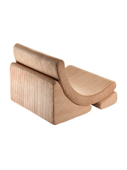 Set of 3 Handmade Corduroy Kids Chairs Moon Chair by Wigiwama