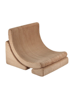 Set of 3 Handmade Corduroy Kids Chairs Moon Chair by Wigiwama