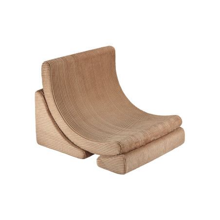 Set of 3 Handmade Corduroy Kids Chairs Moon Chair by Wigiwama