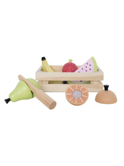 Gioco Frutta da Tagliare in Legno per Bambini