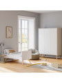Culla trasformabile in Lettino 70x140 serie Vintage bianco - VOX