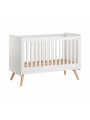Culla trasformabile in Lettino 70x140 serie Vintage bianco - VOX